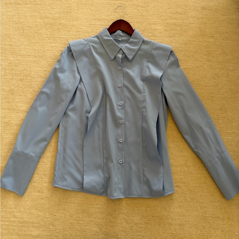 Light Blue Button-Up Shirt